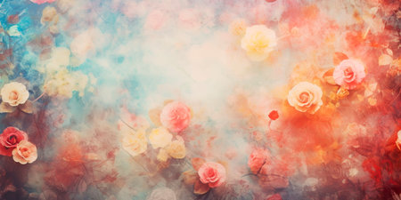 watercolor background with a vintage-inspired look, adding a touch of nostalgia and old-world charm to any design project. Generative AIの素材