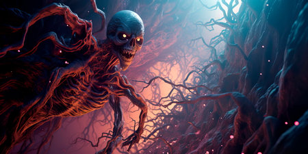 A zombie infection that spreads among the survivors.の素材