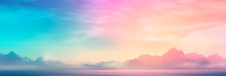 serene gradient background featuring soft pastel colors, producing a dreamlike and peaceful atmosphere. Generative AIの素材