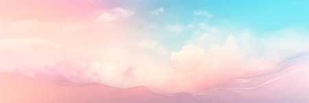 serene gradient background featuring soft pastel colors, producing a dreamlike and peaceful atmosphere. Generative AIの素材