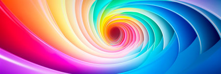 gradient that resembles a portal or time warp tunnel, with swirling colors that evoke a sense of time travel and transcendence. Generative AIの素材