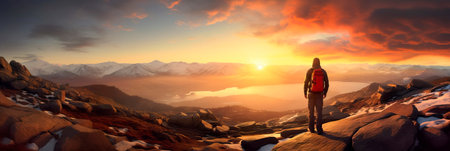 outdoor hobbies, from hiking and camping to rock climbing. Generative AIの素材