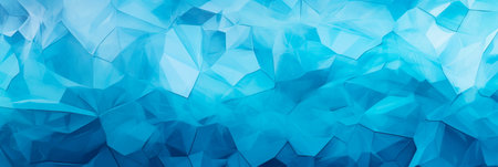 A top view background with minimalist winter geometric patterns inspired by Arctic landscapes. Generative AIの素材