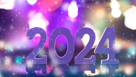 holiday web banner Happy New Year 2024