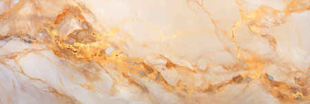 Gold marble with fine gold flecks decorating the texture of natural stone.の素材