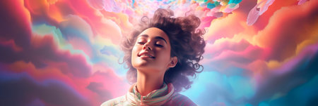 Gratitude Practice the mental preparation involved in cultivating a gratitude practice for a positive mindset. Generative AIの素材