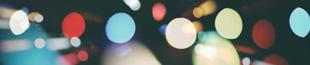 Festive elegant abstract background with bokeh lightsの写真素材