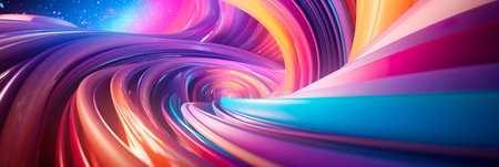 Swirling vortex background of tech innovations, dynamic and ever-evolving nature of business technologies. Generative AIの素材