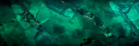 Seamless pattern of emerald green marble, adding a vibrant and luxurious touch.の素材