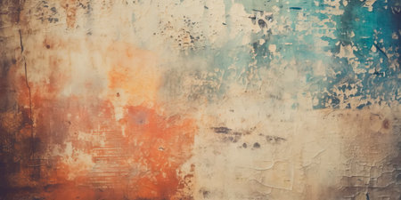 faded wallpaper, aged newsprint texture as backgroundの素材