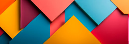 abstract geometric shapes and bright colors,の素材