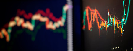investment, trade, stock, finance and analysis concept. Concept of stock market