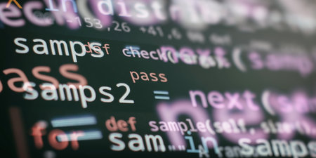 Computer script. Mobile app developer. Programmer developerの写真素材