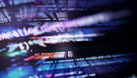 Website programming code. IT business.