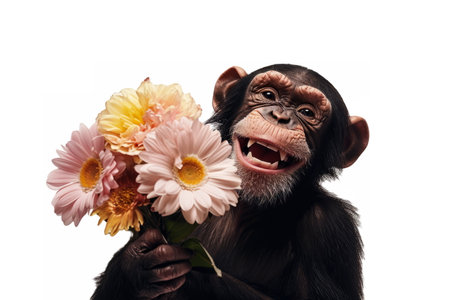 Generative Ai On a white backgroundの素材