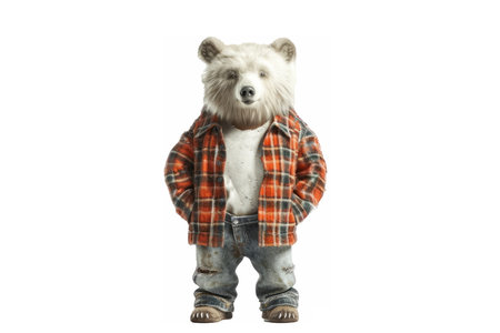 Generative Ai On a white backgroundの素材