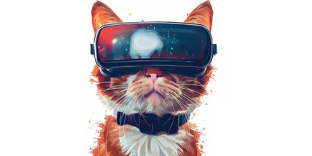 Generative Ai On a white backgroundの素材