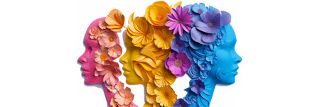 Generative Ai On a white backgroundの素材