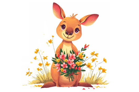 Generative Ai On a white backgroundの素材