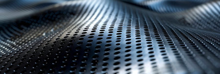 Abstract background with hammered metal texture, dents and scratches, contrasting light and shadow. Generative AIの素材