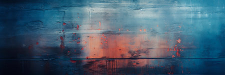 Brushed aluminum with scratches and oil stains, abstract background. Generative AIの素材