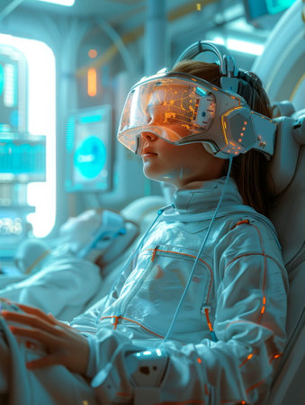 Innovative care technologies: the role of VR technologies in modern care: from telemedicine sessions to educational applications for children with special needs. Generative AIの素材