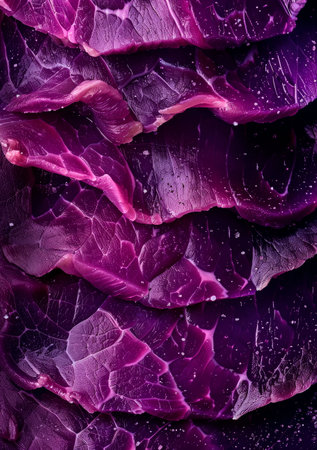 Exotic meat cuts like kangaroo and ostrich, detailed textures. Generative AIの素材