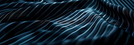 texture of a dark pinstripe suit fabric, conveying a sense of sophistication and traditional fatherly attire. Generative AIの素材