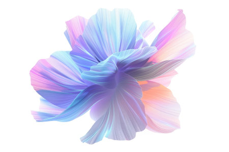 Viridian fibers of incandescence blending to generate a captivating. Generative AIの素材