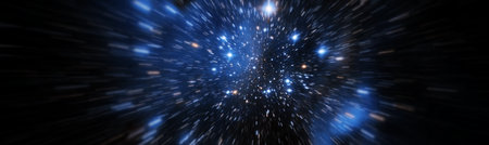 Space background. Collage on space, science.の写真素材