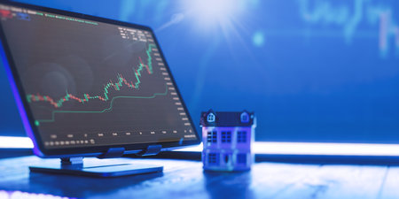Real Estate and Financial Success 2025 Stock Market Trends, Investment Growthの写真素材