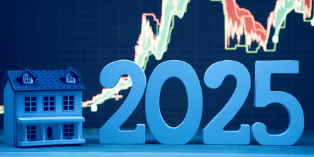2025 housing market trends and financial analysis: real estate investment and economicの写真素材