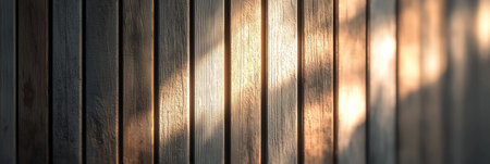 Feature a background with evenly spaced wooden slats, highlighting the natural grain and offering a minimalist. Generative AIの素材