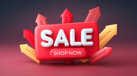 background for sales using red, black and white colors, discounts and promotions for Black Friday. Generative AIの素材