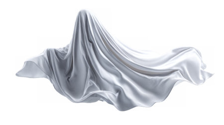 superhero cape flying mid-motion with deep dynamic foldsの素材