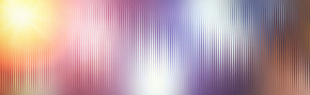 Abstract iridescent vertical ribbed gradient background with soft pastel neon glow and metallic...
