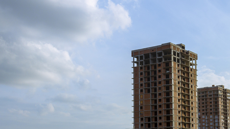 Unfinished multi-storey buildingの写真素材