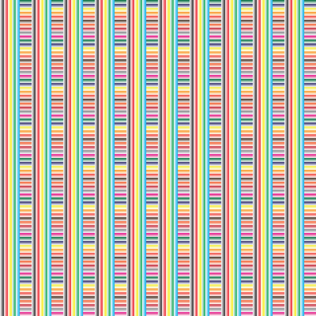 Seamless pattern with geometric shapes in different colorsのイラスト素材