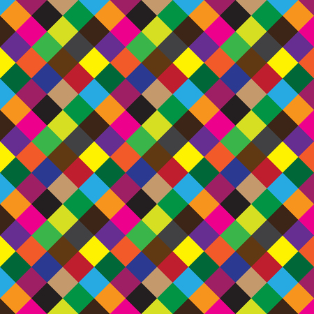 Pattern with squares of different colors invertedのイラスト素材