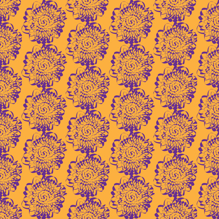Seamless pattern with geometric shapes in different colorsのイラスト素材