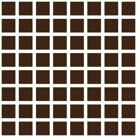 The pattern with a brown background in a white meshのイラスト素材