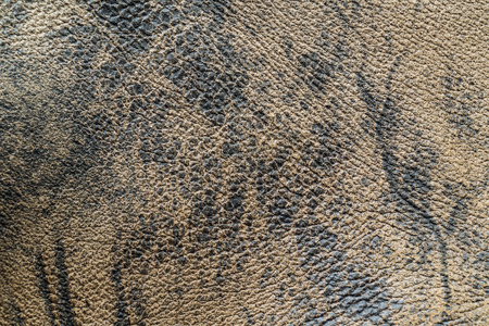 Texture of the old brown leather black