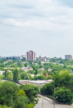 Other buildings in the city and blue skyのeditorial素材