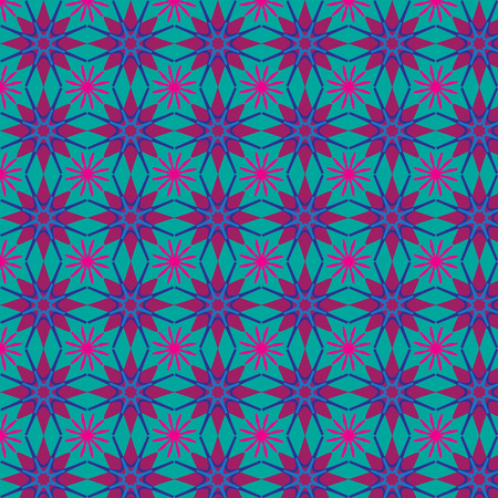Colorful floral pattern.のイラスト素材