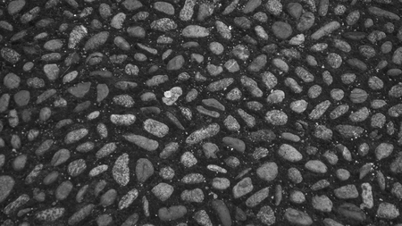 Stone pavement texture. cobblestone backgroundの写真素材