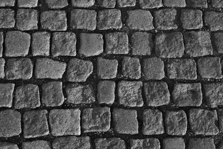 Stone pavement texture. cobblestone backgroundの写真素材