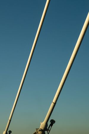 Detail of a bridge abstract background. view on the bridge part industrial backgroundの写真素材