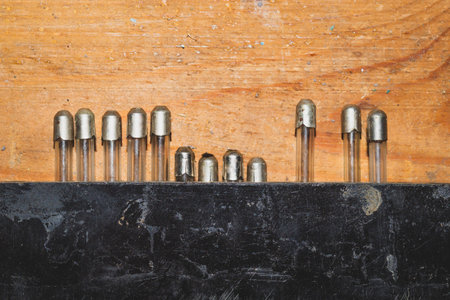 Fuse on wooden background. safety device for overcurrent protection. protection of an electrical...