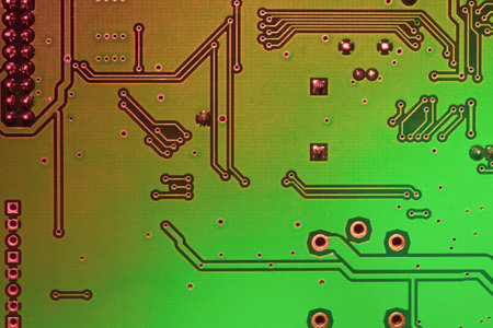 Electronic circuit board abstract background. computer motherboard close up. modern technologies....