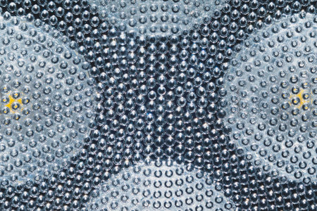 Abstract background with bubbles. transparent led light macro texture. light emitting diode cells....